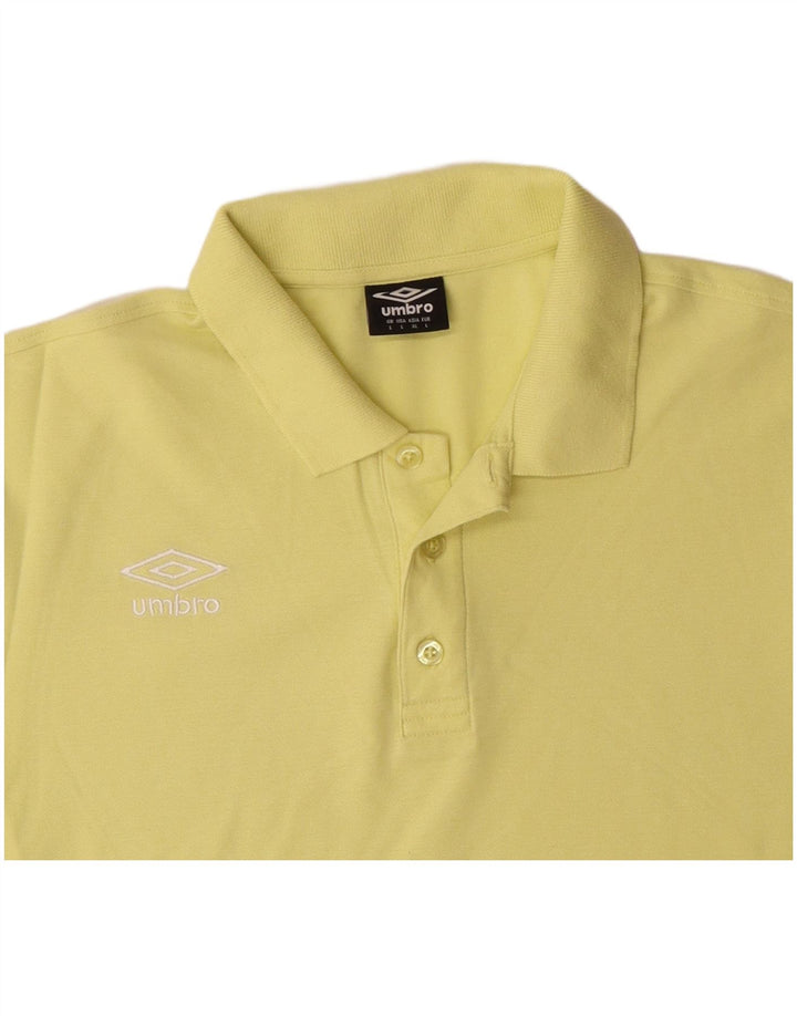 UMBRO muška polo majica velika žuta pamučna