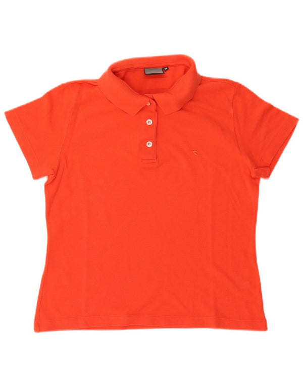 Diadora ženska polo majica UK 14 srednje narančasta pamuk