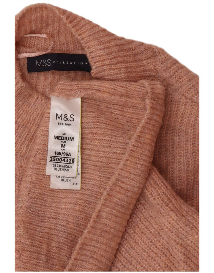 Marks & Spencer ženski kratki džemper s kornjačastim ovratnikom UK 12 srednje ružičasta