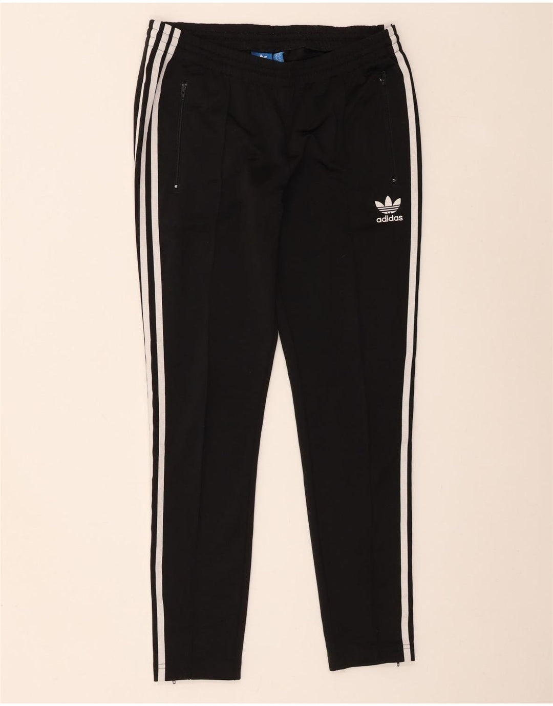 Adidas ženske hlače za trenirku UK 14 srednje crne poliesterske boje