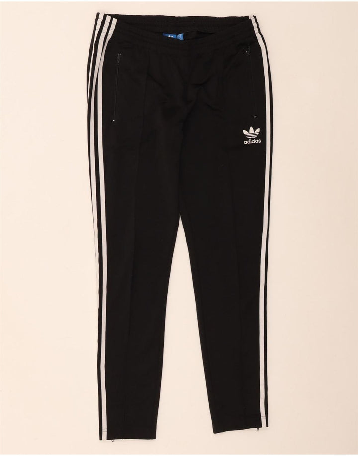 Adidas ženske hlače za trenirku UK 14 srednje crne poliesterske boje