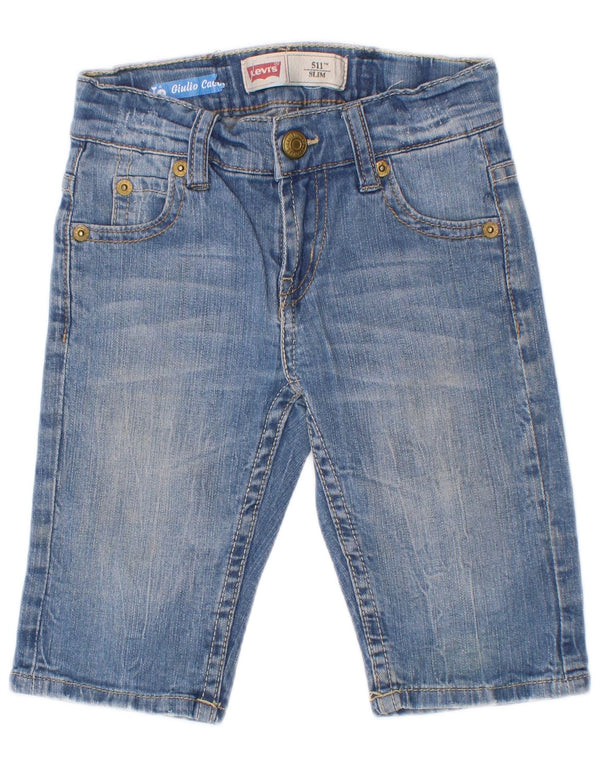 Levi's Boys 511 uske traper kratke hlače 3-4 godine W20 plavi pamuk