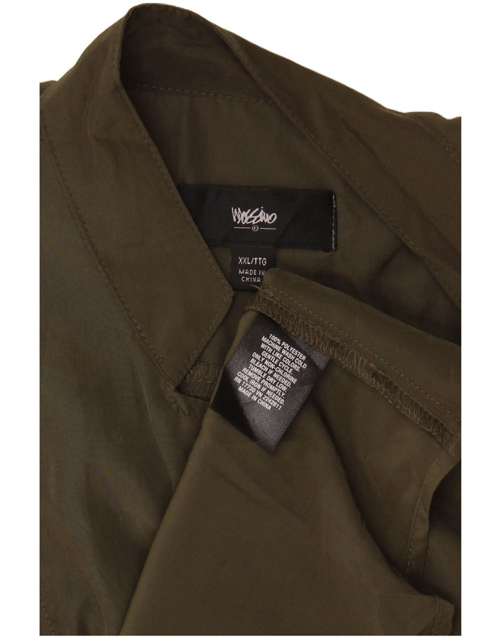 Mossimo ženska vojna košulja bez rukava UK 20 2XL kaki poliester