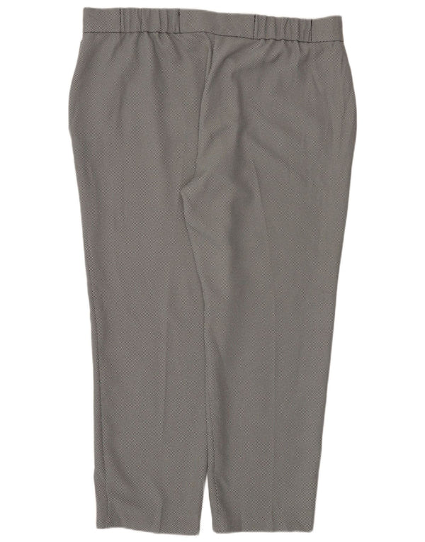Marks & Spencer ženske ravne chino hlače UK 22 3XL W44 L29 sive