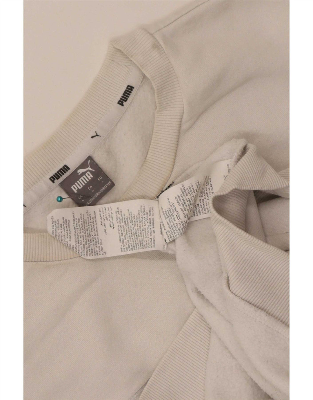 Puma muška majica s grafičkim motivima, veliki bijeli pamuk