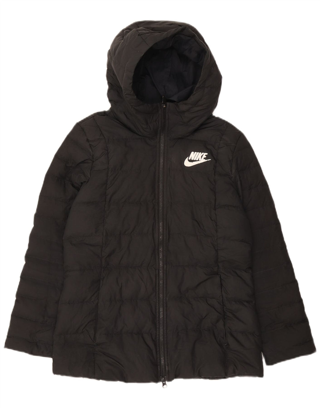 Nike ženska podstavljena jakna s kapuljačom UK 12 srednje siva