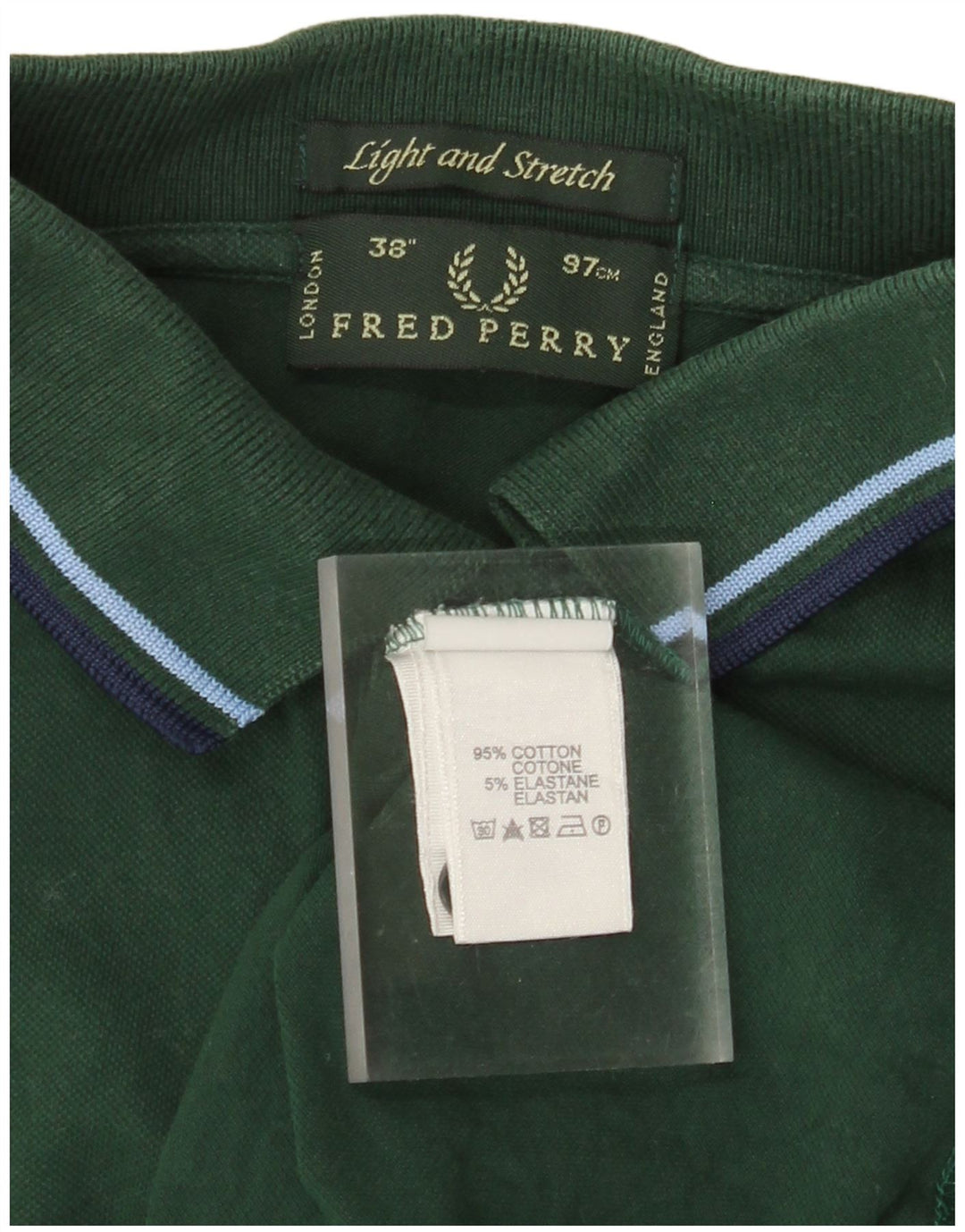 FRED PERRY Muška lagana i rastezljiva polo majica Mala zelena pamuk