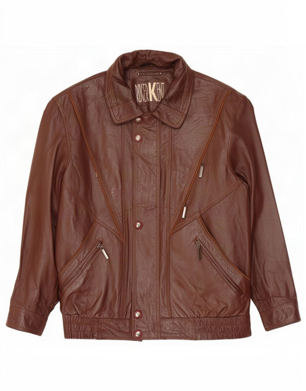 Roger Kent muška kožna jakna UK 40 Large Brown