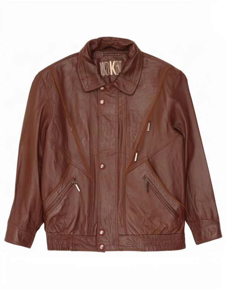Roger Kent muška kožna jakna UK 40 Large Brown
