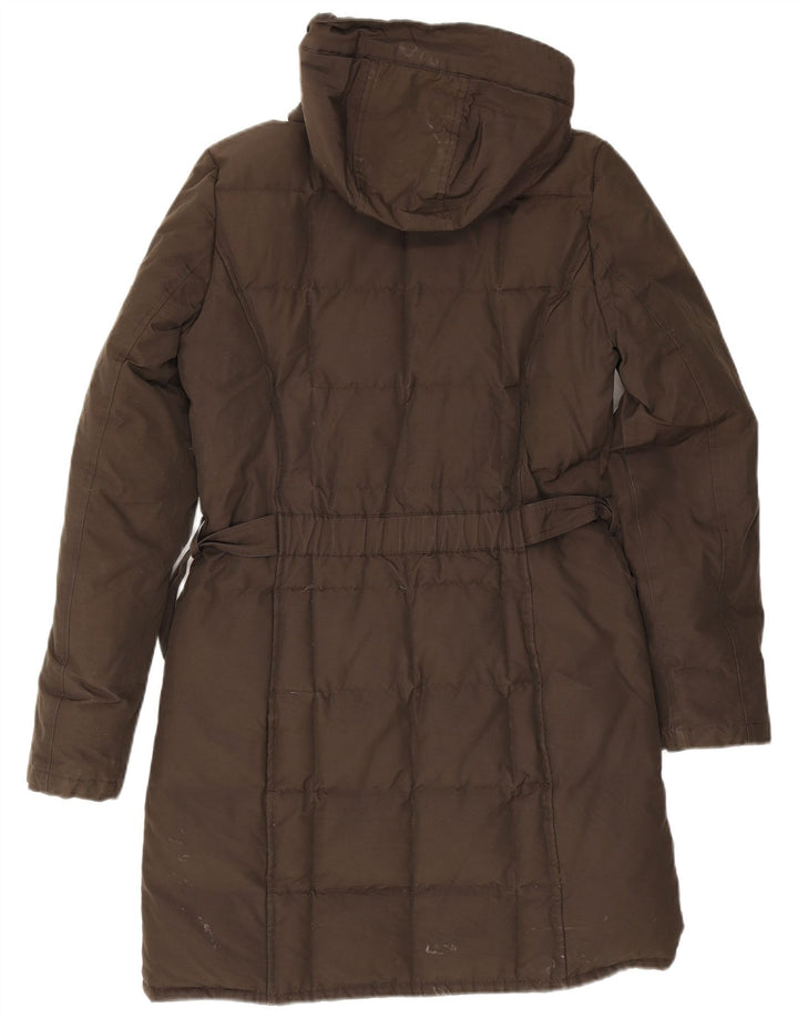 Woolrich ženski podstavljeni kaput s kapuljačom UK 12 Srednji kaki pamuk