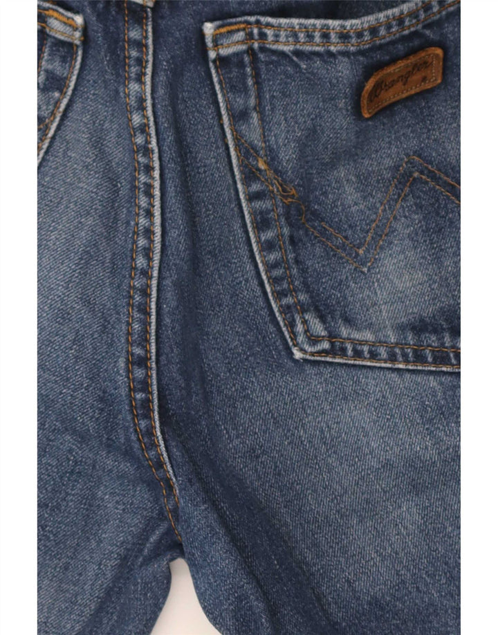 Wrangler muške ravne traperice W33 L30 plavi pamuk