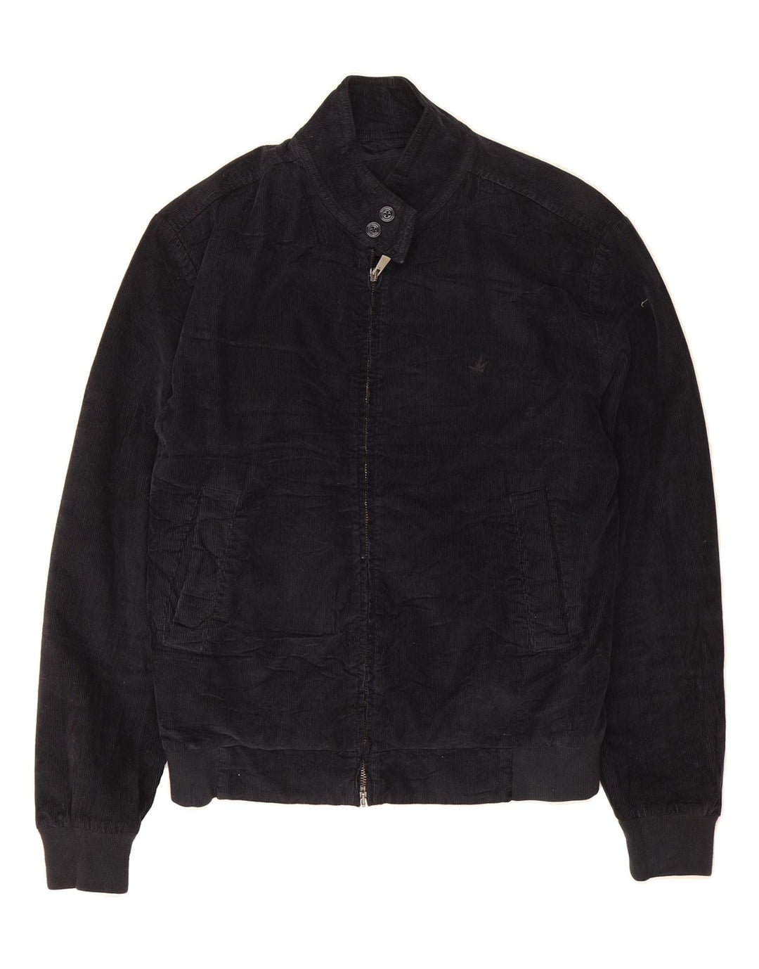 BROOKSFIELD Womens Corduroy Jacket IT 48 XL Navy Blue Cotton Vintage Brooksfield and Second-Hand Brooksfield from Messina Hembry 