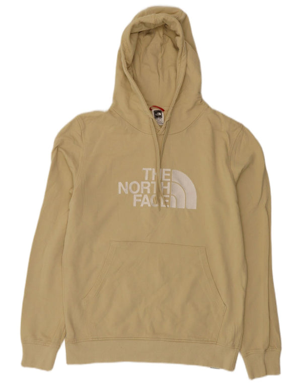 The North Face muška majica s kapuljačom s kapuljačom, srednji bež pamuk