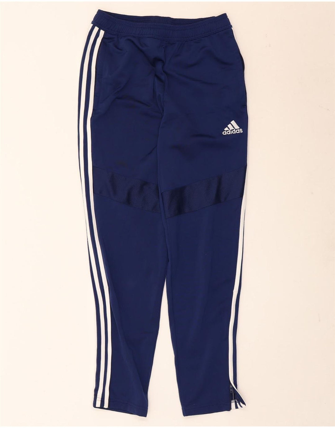 Adidas muške hlače od trenirke male tamnoplave poliesterske