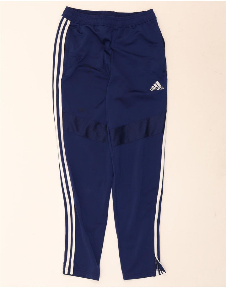 Adidas muške hlače od trenirke male tamnoplave poliesterske