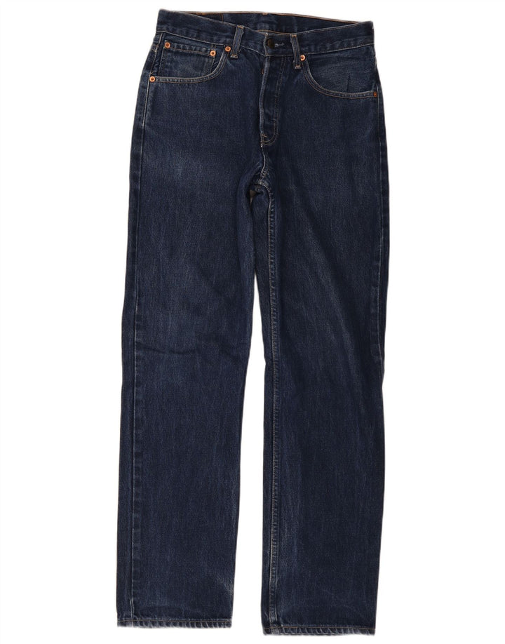 Levi's muške 582 ravne traperice W30 L32 plavi pamuk