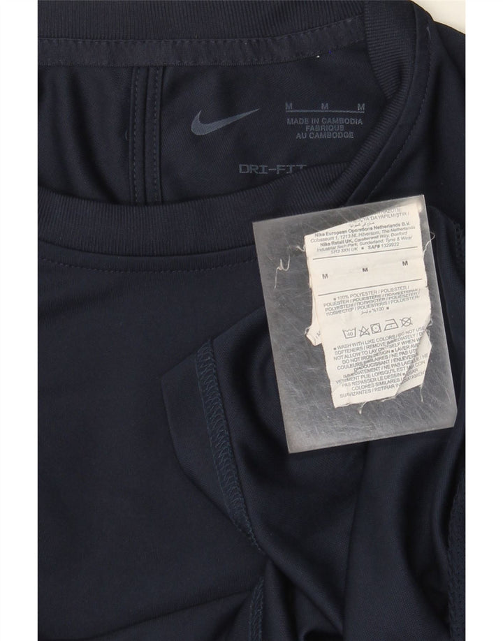 Nike Dri Fit T-Shirt Top srednje tamnoplave poliesterske boje