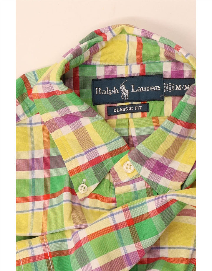 RALPH LAUREN Muška klasična košulja kratkih rukava srednje žute boje