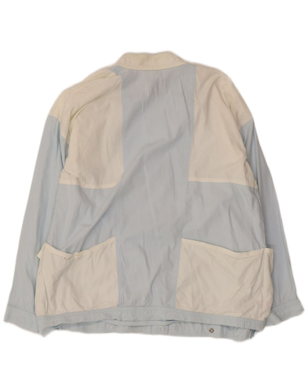 PENNY BLACK Ženska pomoćna jakna UK 14 Large Blue Colourblock Pamuk