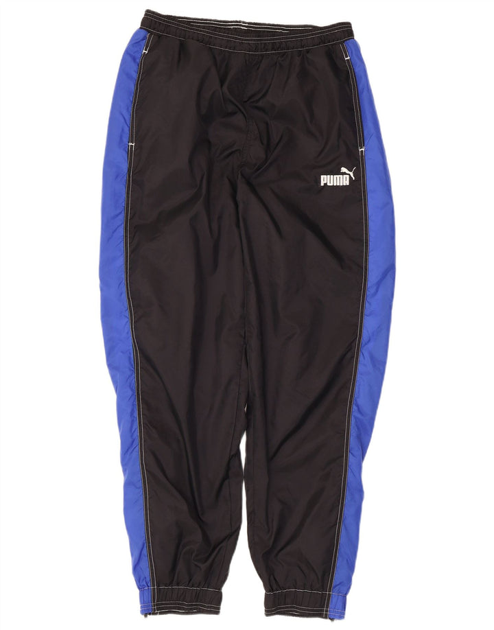 Puma muške trenirke Hlače Joggers Medium Black Colourblock poliamid