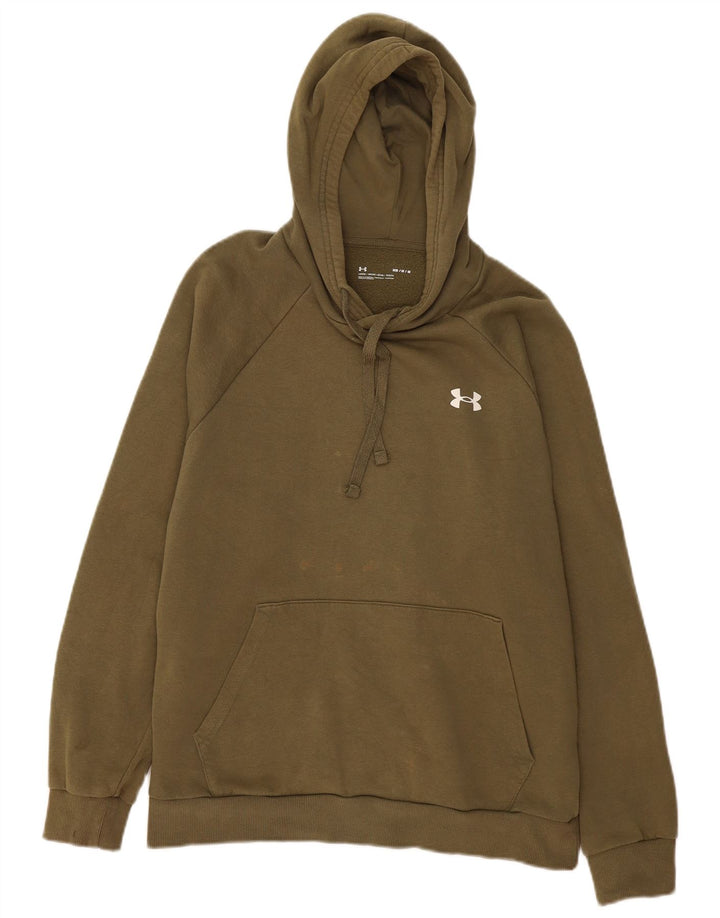 Under Armour muška majica s kapuljačom, srednji kaki pamuk