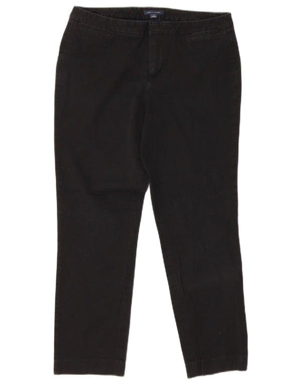 Tommy Hilfiger ženske ravne chino hlače US 10 Large W30 L29 crne
