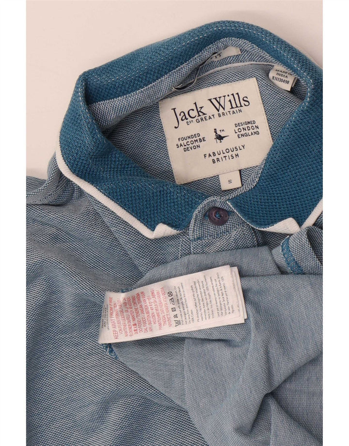 Jack Wills muška polo majica na male plave pruge, pamuk