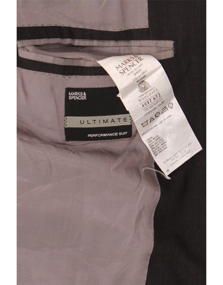 Marks & Spencer muška jakna sa 2 gumba UK 44 2XL crna vuna