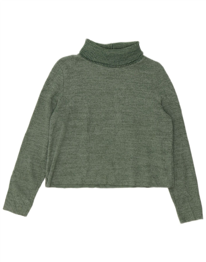 Zara ženski pulover s rol izrezom UK 16 Large Green