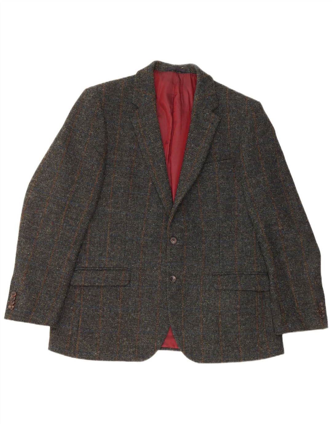 MARKS & SPENCER muška jakna sa 2 gumba EU 54 2XL zelena karirana nova vuna