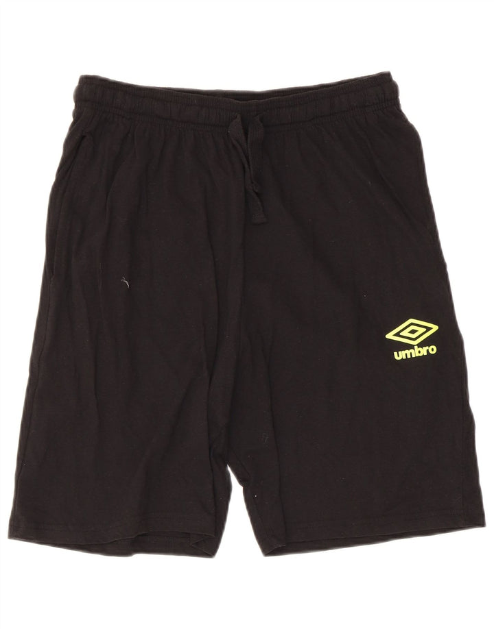 Umbro Graphic Regular Sport Shorts Srednje crni pamuk