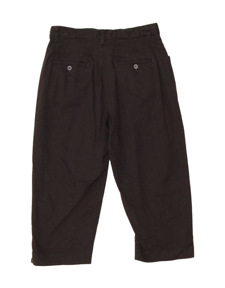 LEE Womens Straight Capri Trousers W28 L19 Black Vintage Lee and Second-Hand Lee from Messina Hembry 