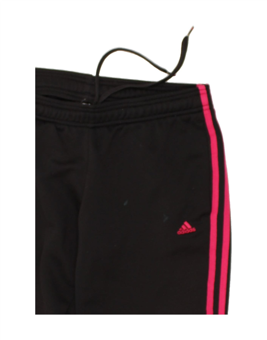 ADIDAS Ženske Climalite Trenirke Hlače UK 8/10 Mali crni poliester
