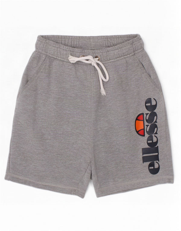 Ellesse Boys Graphic Sport Shorts 10-11 Years Grey Flected
