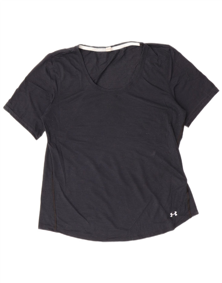 Under Armour ženska majica kratkih rukava UK 16 veliki crni poliester
