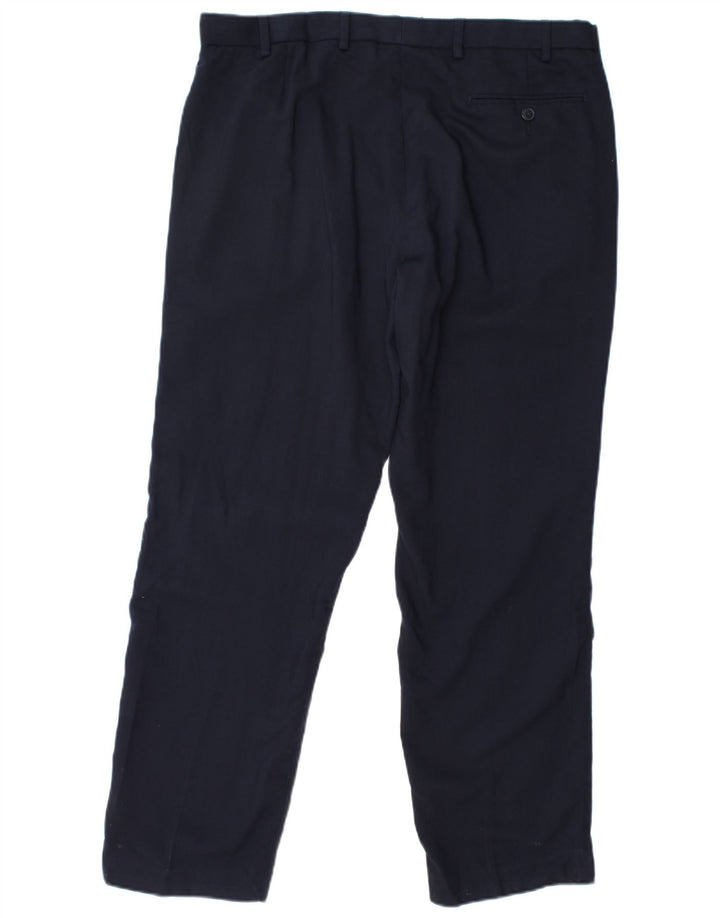 Marks & Spencer muške chino hlače regularnog kroja W36 L31 tamnoplava vuna