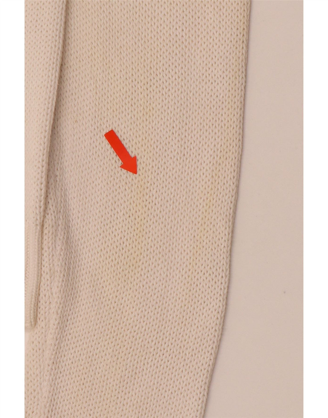 ARMANI JEANS Ženski džemper s V-izrezom UK 16 Veliki bijeli pamuk