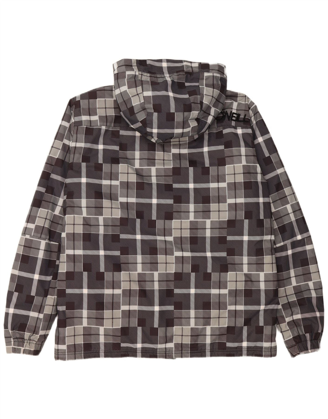 O'NEILL muška vjetrovka s kapuljačom UK 40 Large Grey Geometric