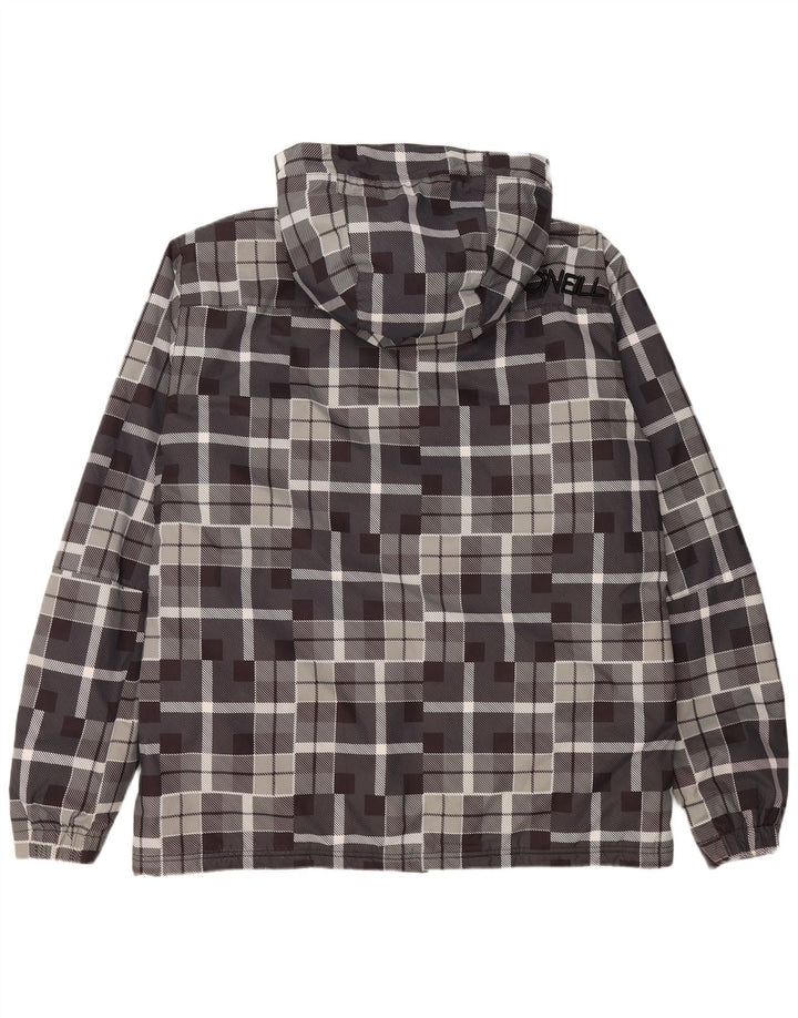 O'NEILL muška vjetrovka s kapuljačom UK 40 Large Grey Geometric