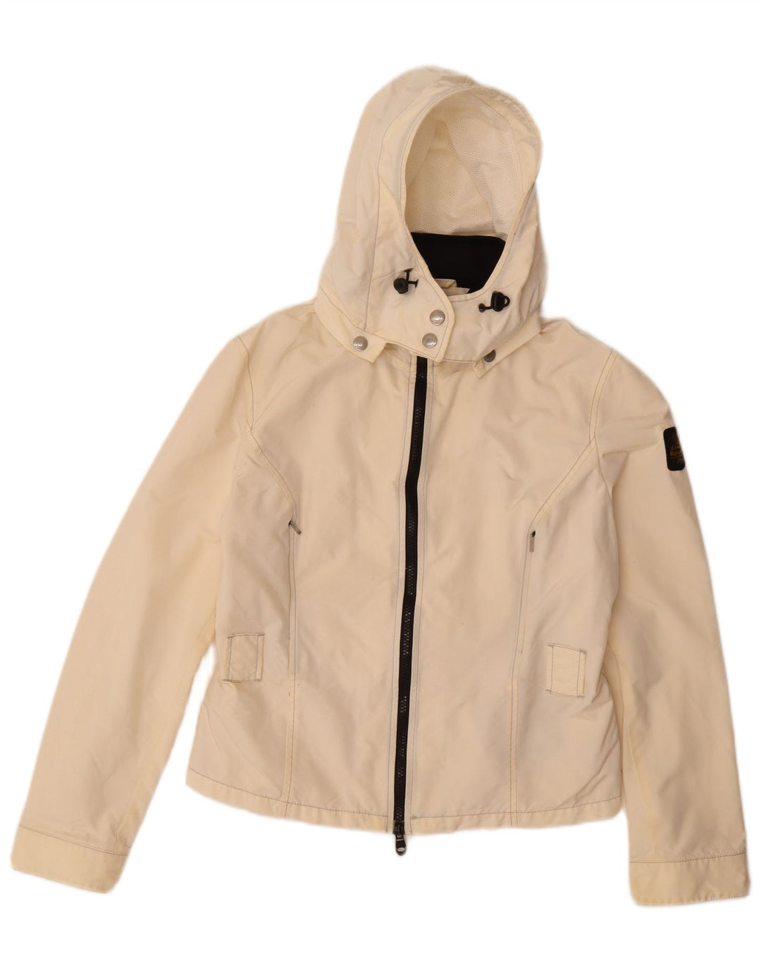 Refrigiwear ženska kišna jakna s kapuljačom UK 14 velika prljavo bijela poliamida