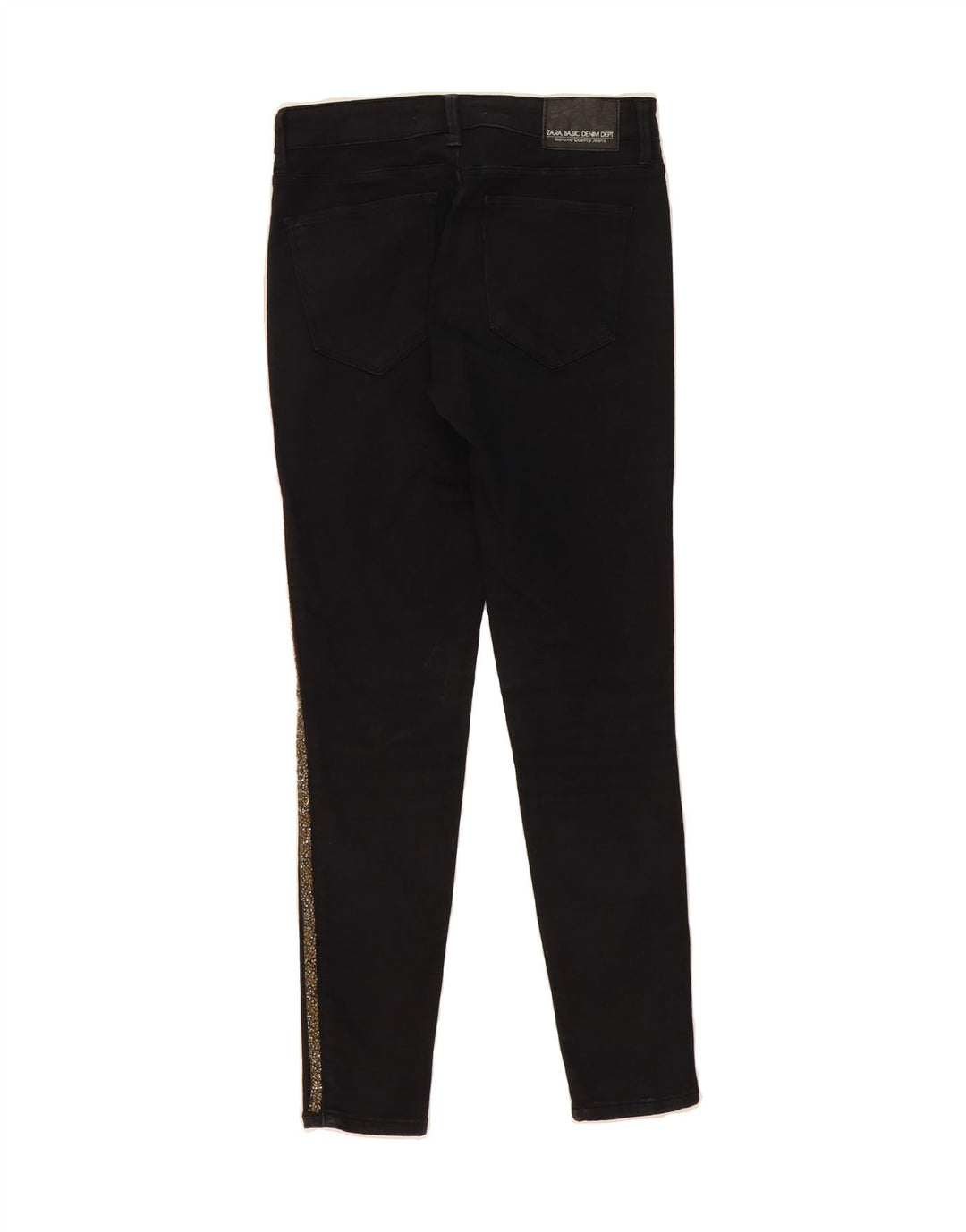 ZARA Womens Skinny Jeans W26 L28 Black Vintage Zara and Second-Hand Zara from Messina Hembry 