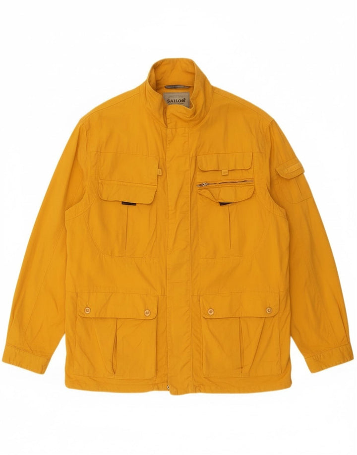Bailo Mens Utility Jacket UK 40 Large Yellow