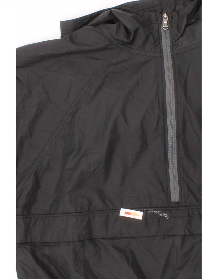 Under Armour Boys Anorak kišna jakna s kapuljačom 7-8 godina Mala crna poliesterska