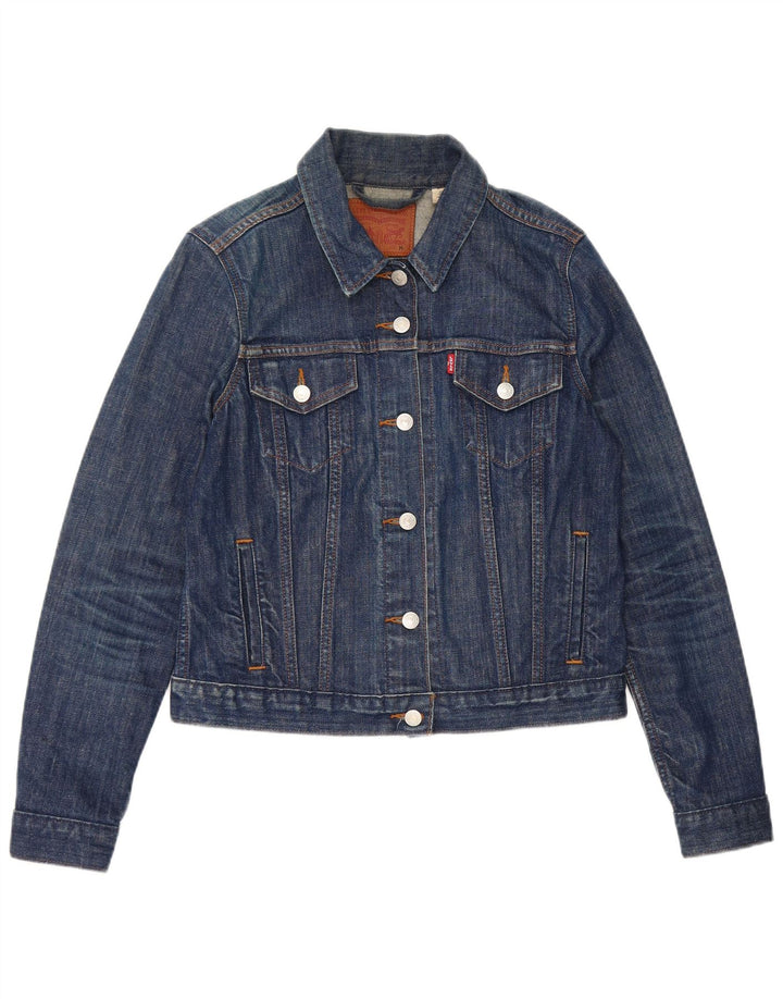 Levi's ženska jakna od kratkog trapera UK 12 Srednje plava