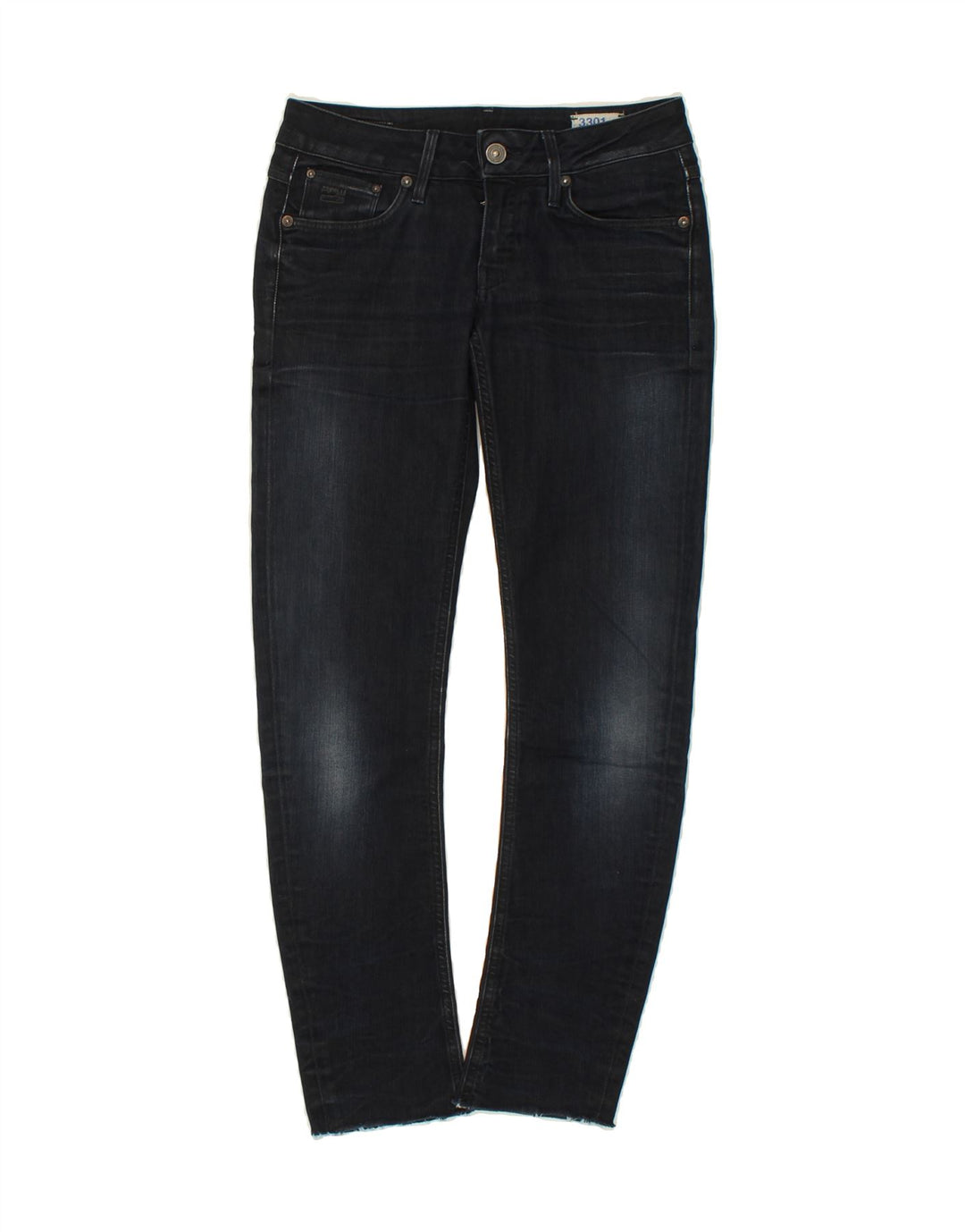 G-STAR Womens Slim Jeans W26 L29  Navy Blue Cotton Vintage G-Star and Second-Hand G-Star from Messina Hembry 