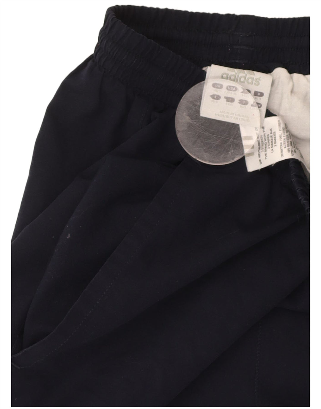 ADIDAS Boys Sport Shorts 13-14 Years  Navy Blue Polyester