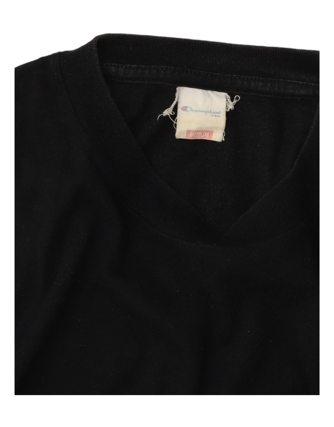 CHAMPION Muška majica kratkih rukava srednje veličine, crni pamuk