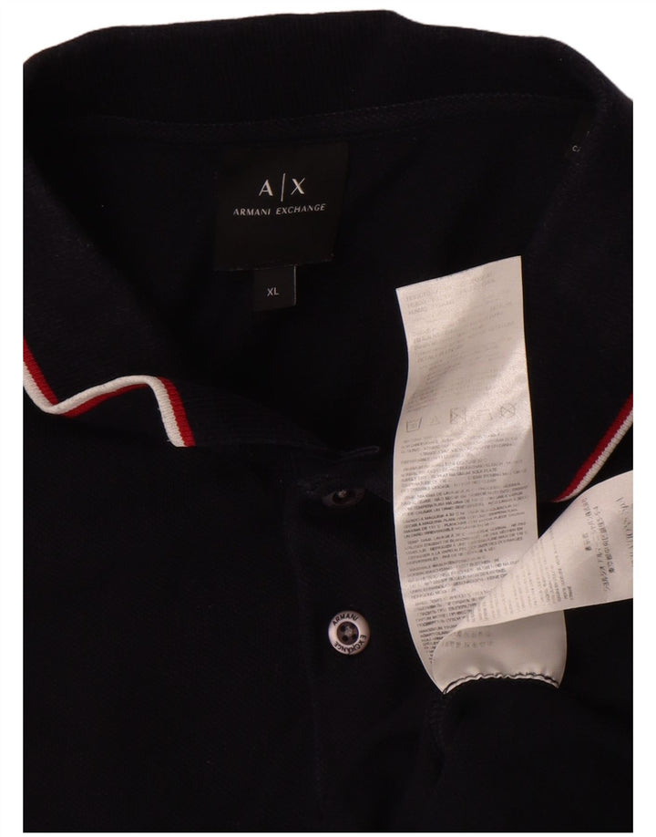 Armani Exchange muška polo majica XL crni pamuk
