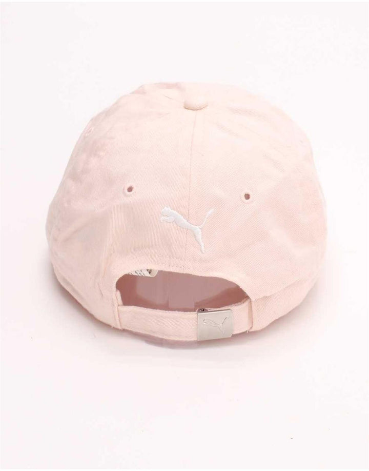 Puma Womens Graphic Baseball Cap One Size Pink Cotton