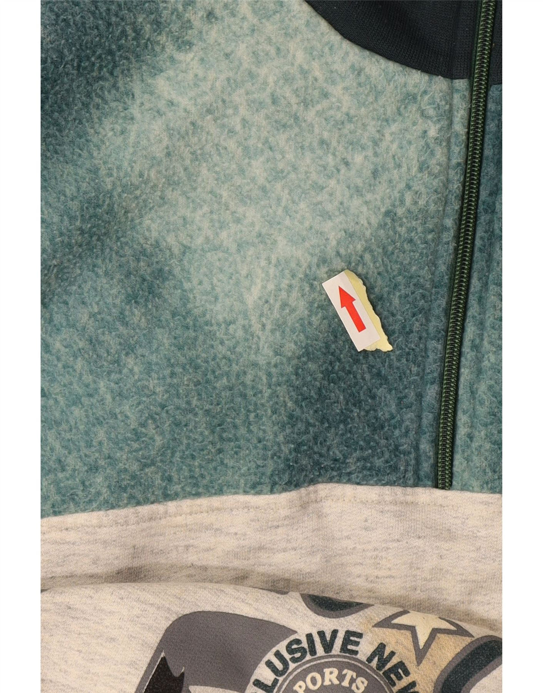 EXTE muški džemper s kratkim izrezom s patentnim zatvaračem, velika siva boja